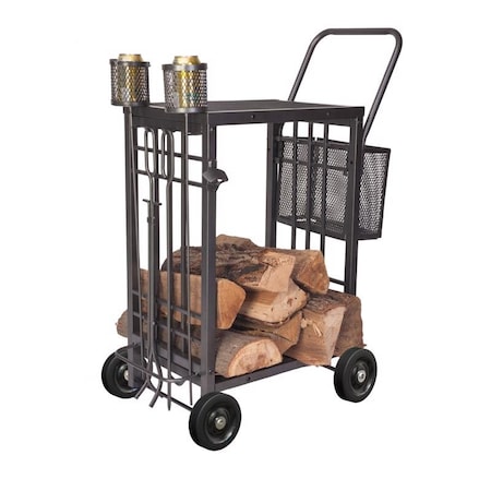 Panacea Black Steel Campfire Caddy 15229